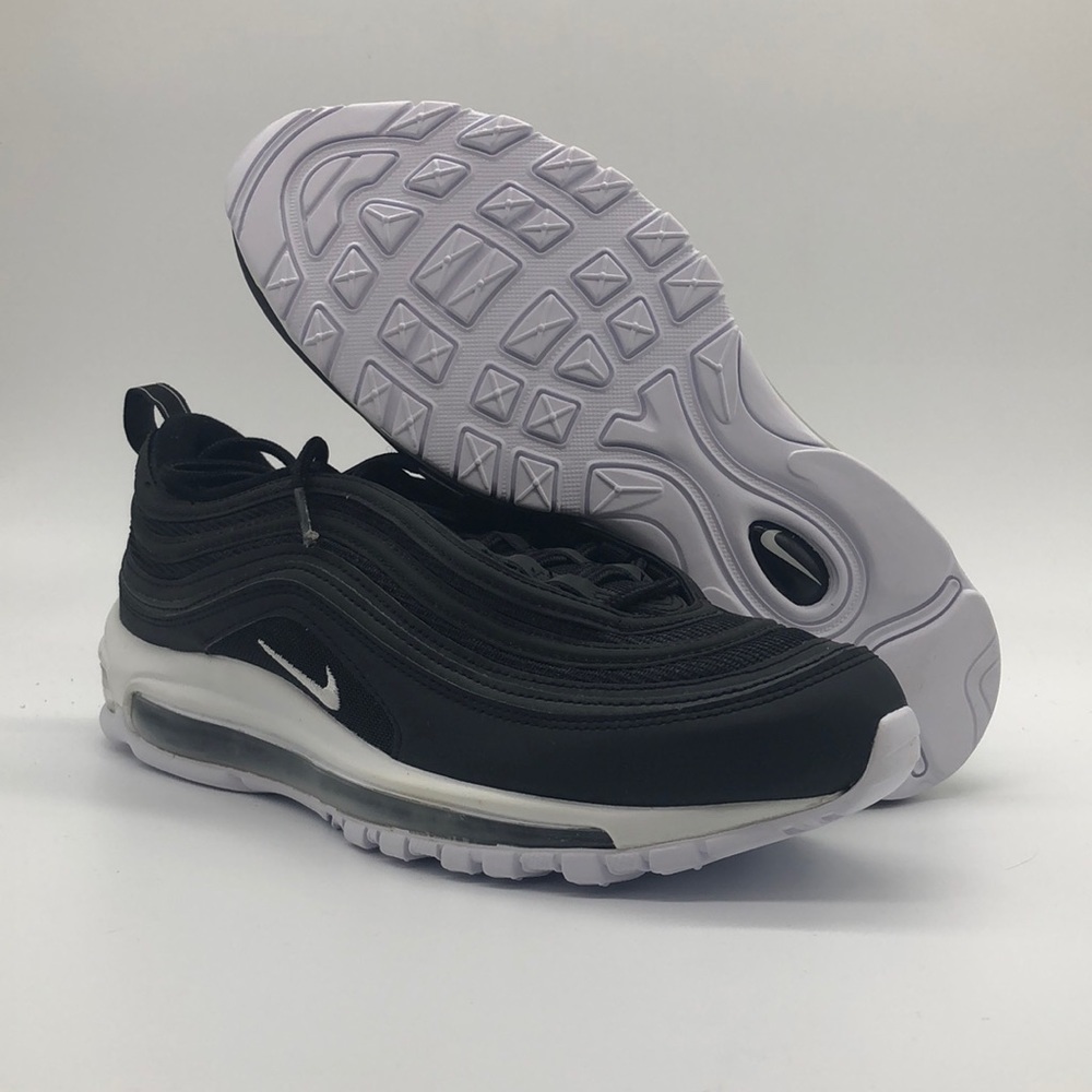 Mens Nike Air Max 97 Sneakers Black White 921826-001